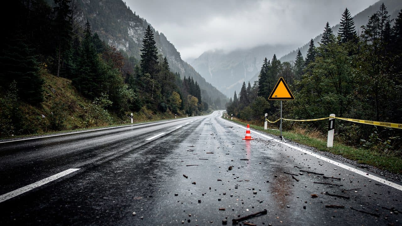 Fatal motorcycle accident on the B320: Two people die in head-on collision in Pongau