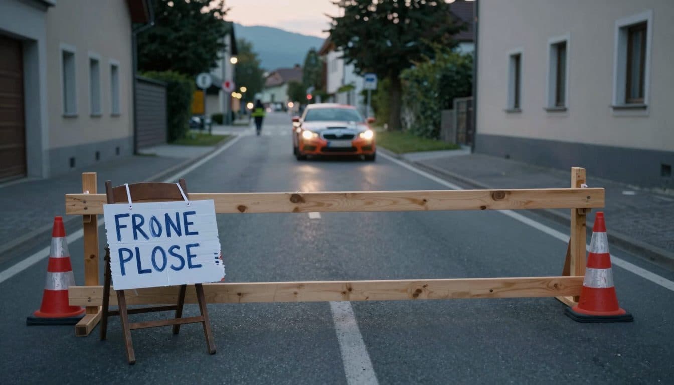 Birthday party blocks road without permit – 53-year-old struck by racing vehicle