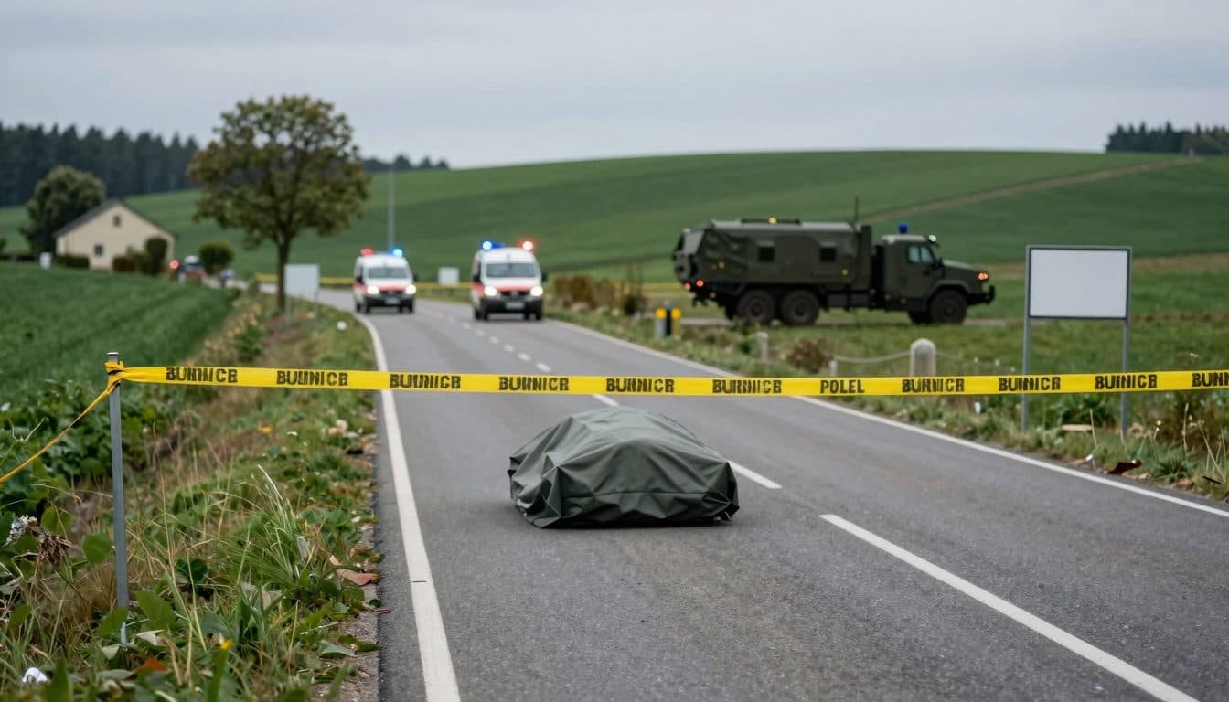 Motorcyclist dies in collision with Austrian Armed Forces Unimog in Wiesmath