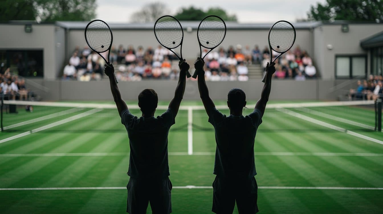 Serena Williams celebrates successful doubles comeback in London