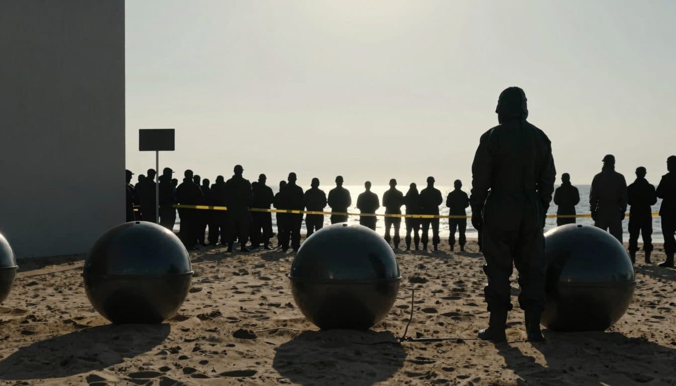 Metal spheres on Australian beach identified as harmless pressure vessels from space