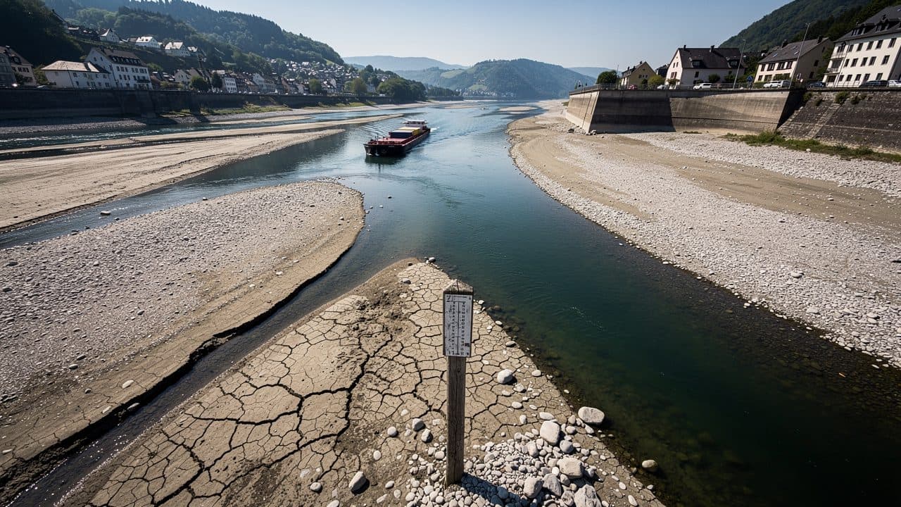 Low Water: Water Levels on the Danube and Rhine Continue to Drop, Shipping Must Prepare for Restrictions
