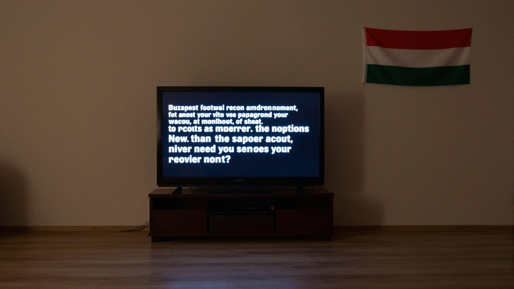 Hungarian State Broadcaster M1 Shows Apology Instead of News