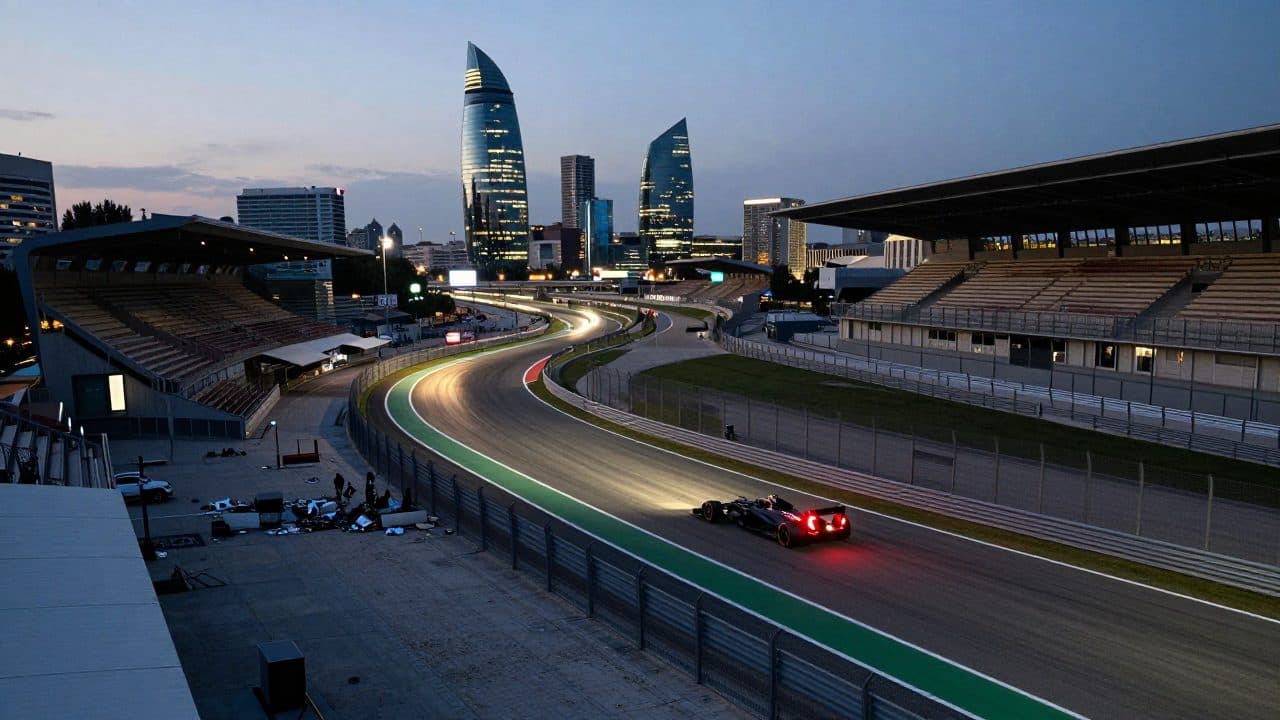 Russell wins turbulent Azerbaijan Grand Prix in Baku