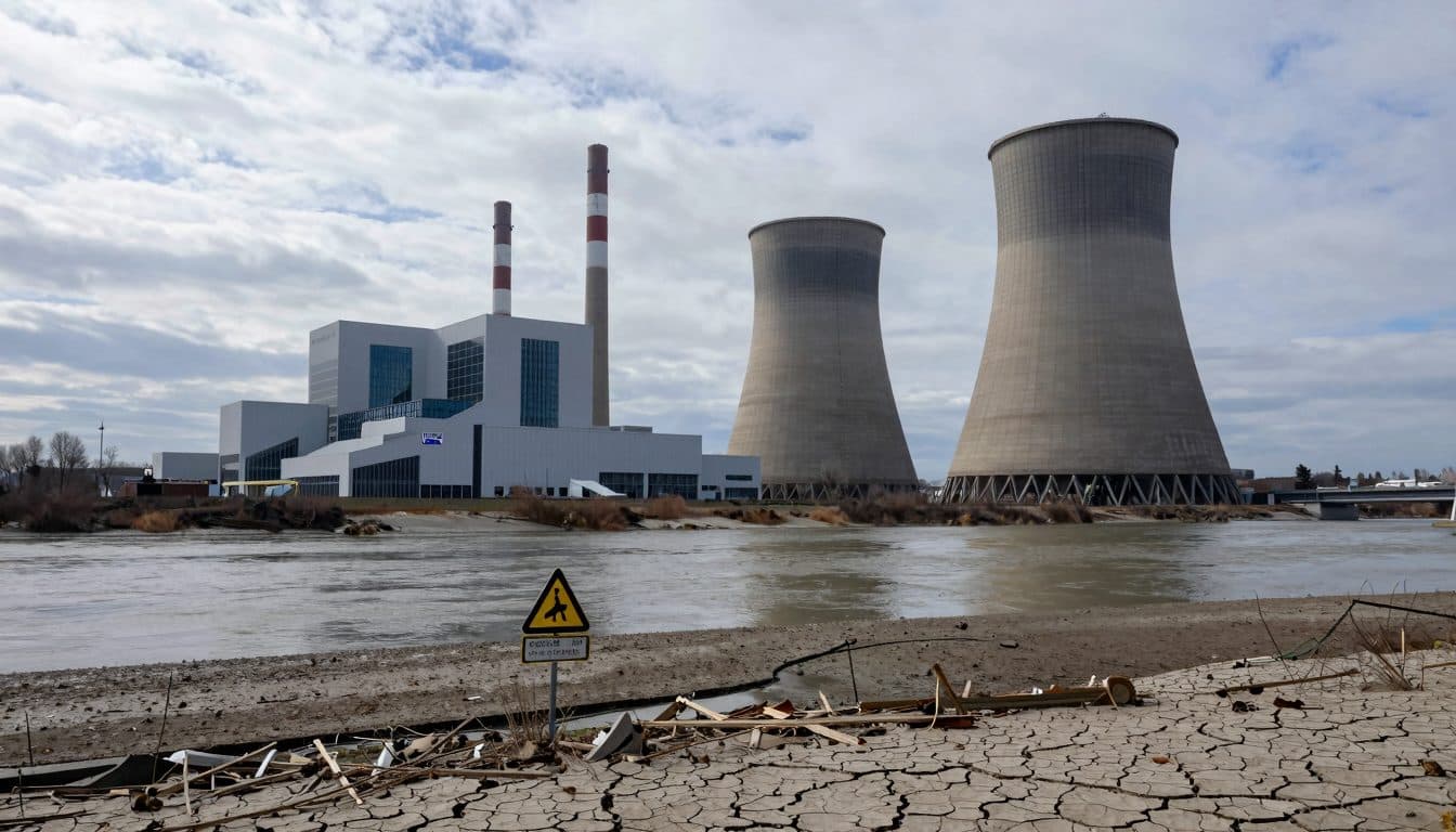 Romanian Nuclear Power Plant Cernavoda Begins Shutdown Due to Low Water Levels