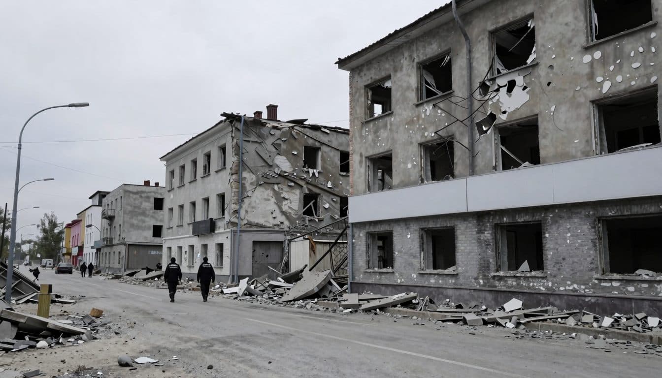 Russian bombing raid on Kramatorsk injures at least 15 people