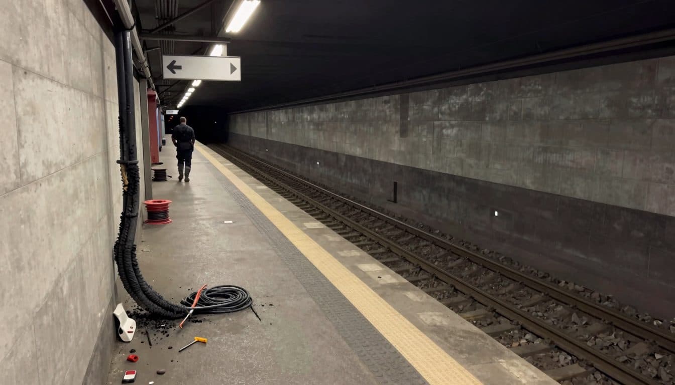 Damaged insulation on 15,000-volt line triggered cable fire in Vienna S-Bahn network