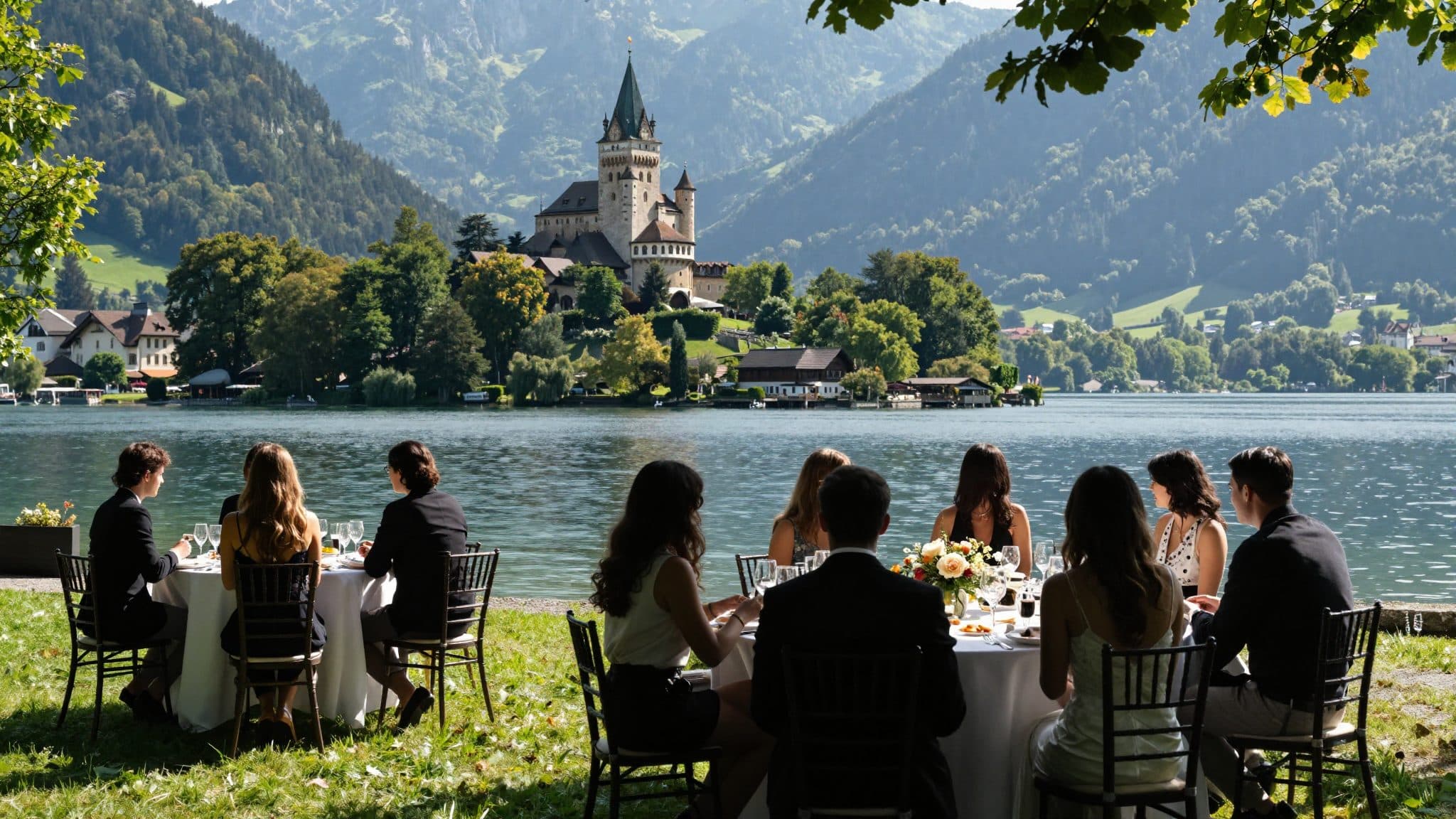 Festival Jewelry Brunch at Fuschlsee: Celebrities and Gems at Schloss Fuschl