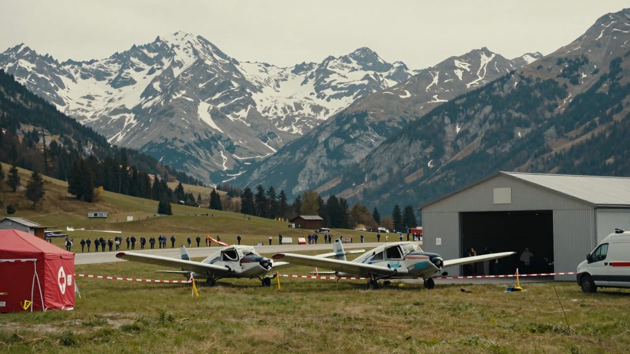 Collision of two small aircraft at plane meet in Krimml in the Pinzgau: Two injured