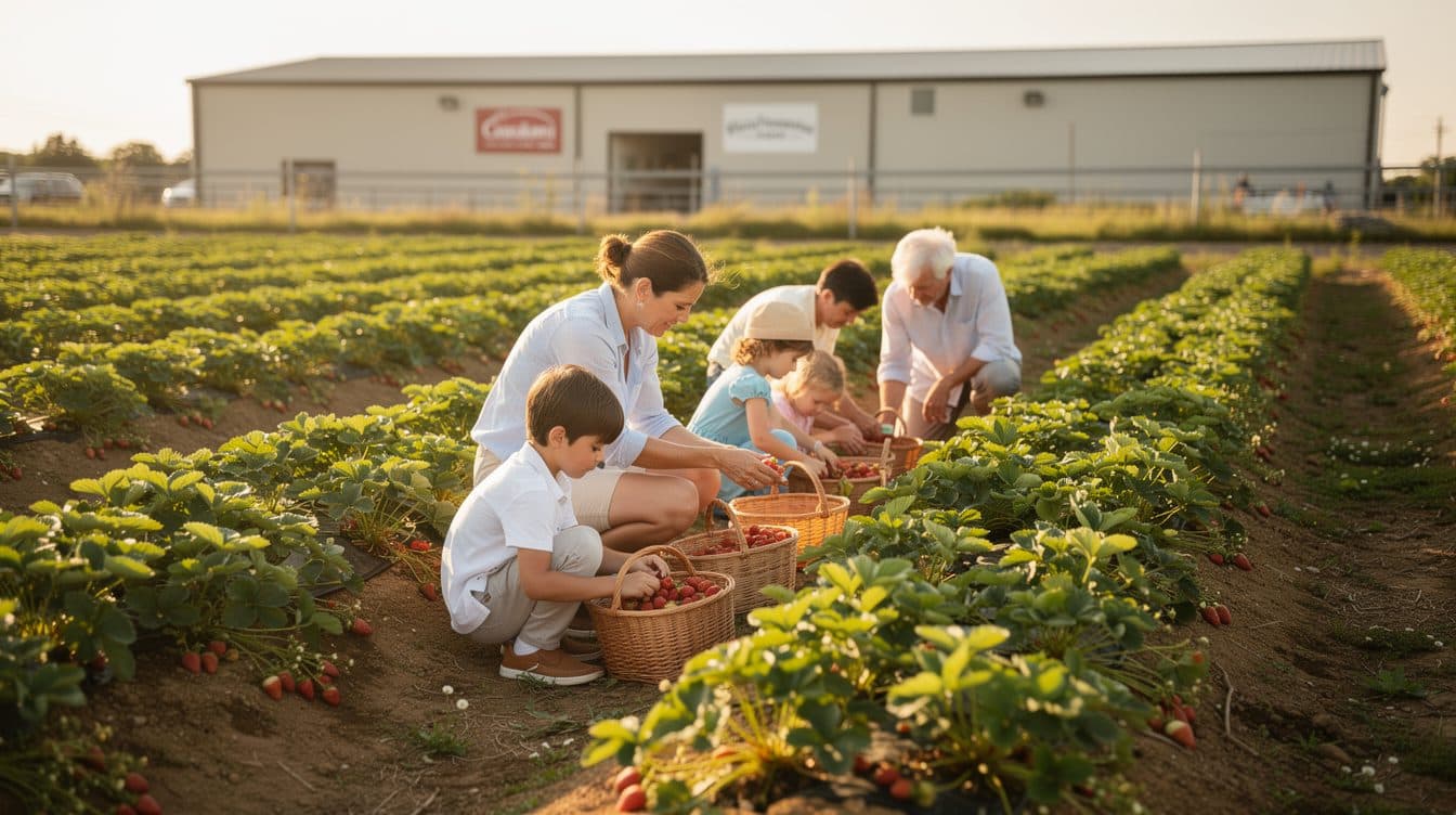 Strawberry Self-Picking Season Kicks Off in Saxony Amid Industry Challenges