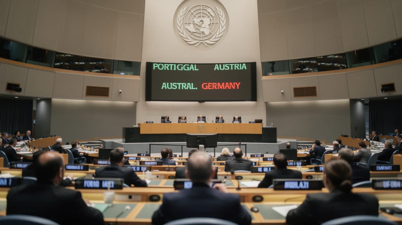 Germany loses election to UN General Assembly: Portugal and Austria join the Security Council
