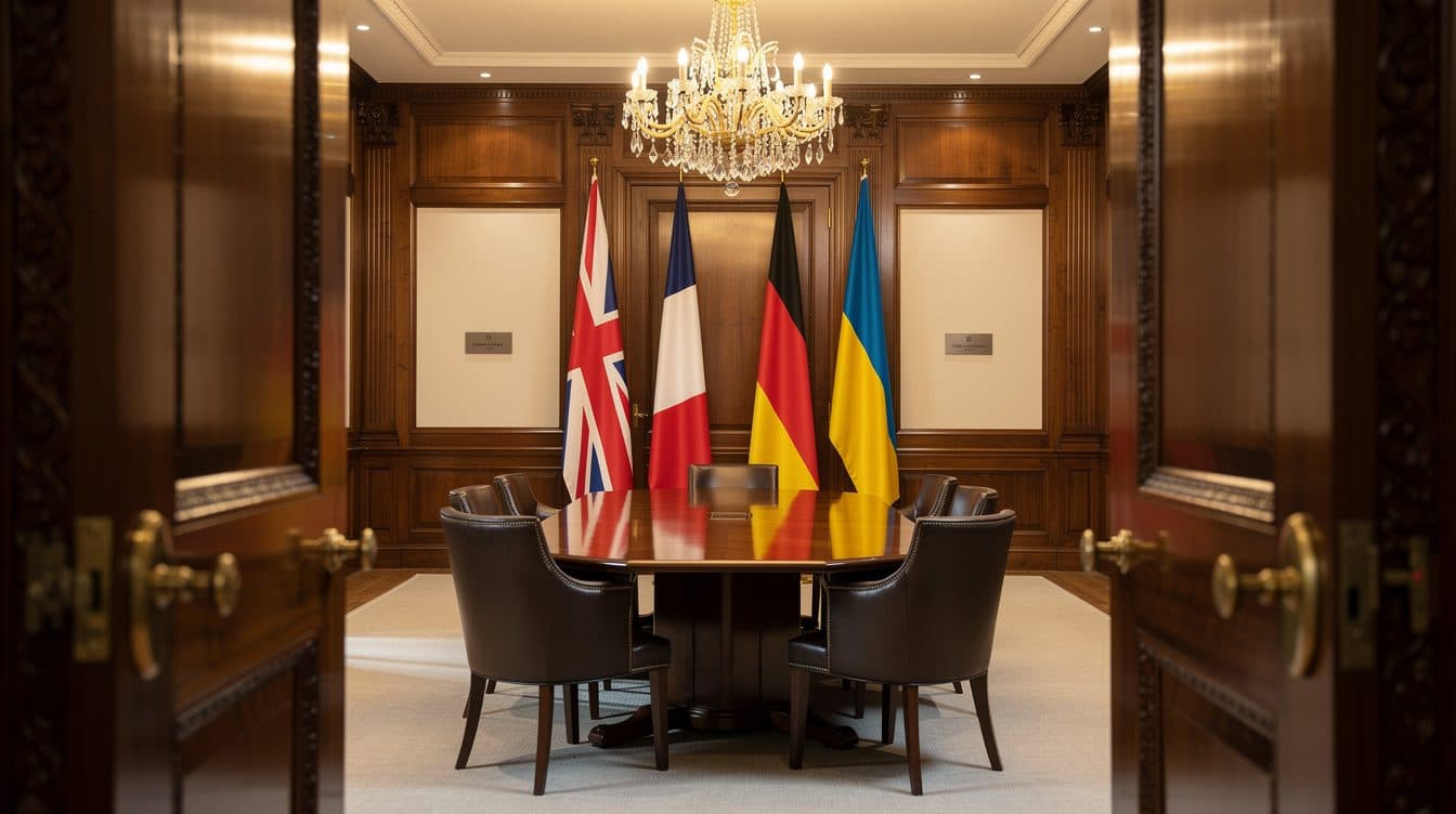 Europeans in London seek own negotiation line with Russia