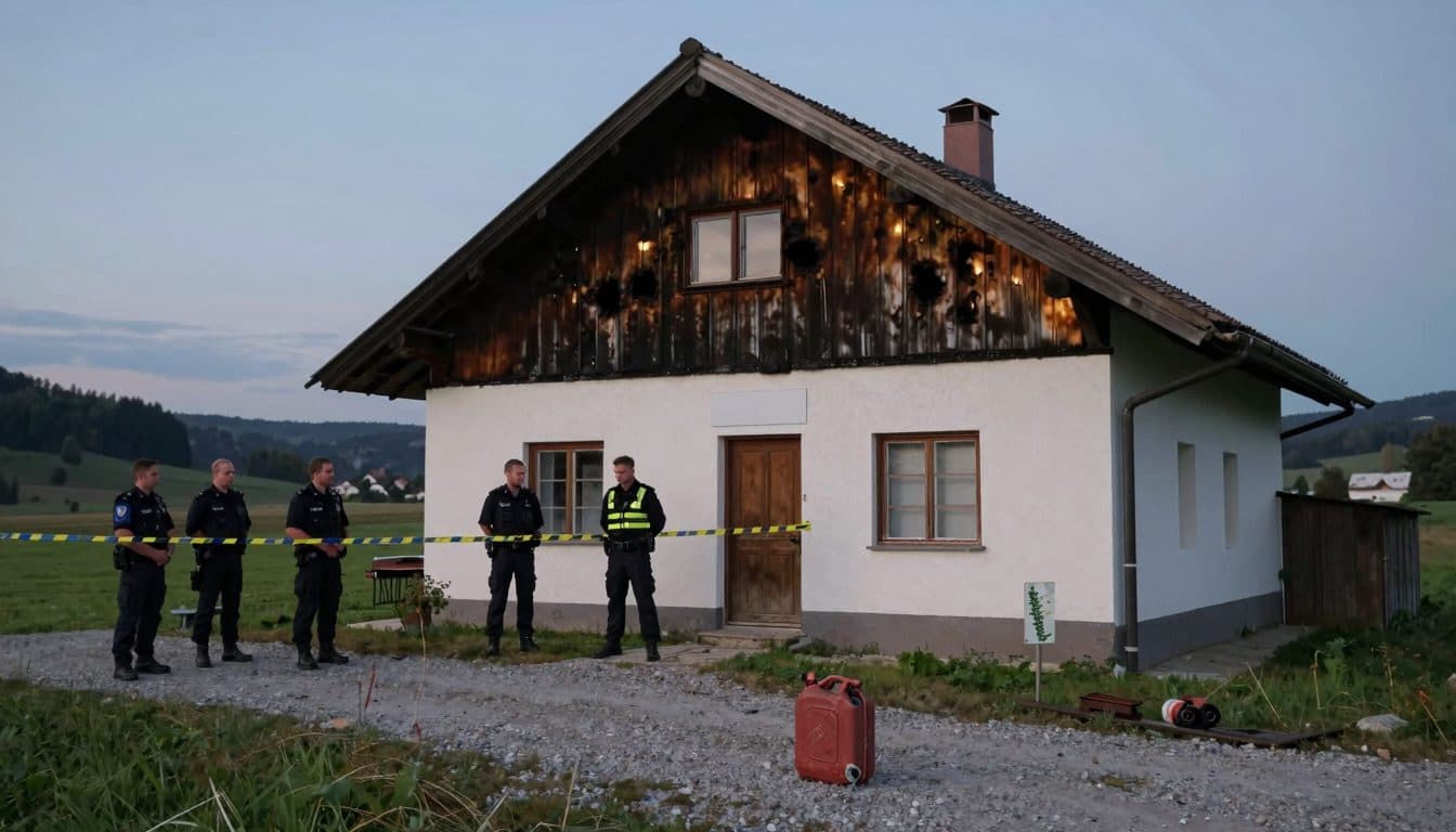 41-year-old from Eastern Styria arrested after arson attack on neighbor's house in Northern Burgenland