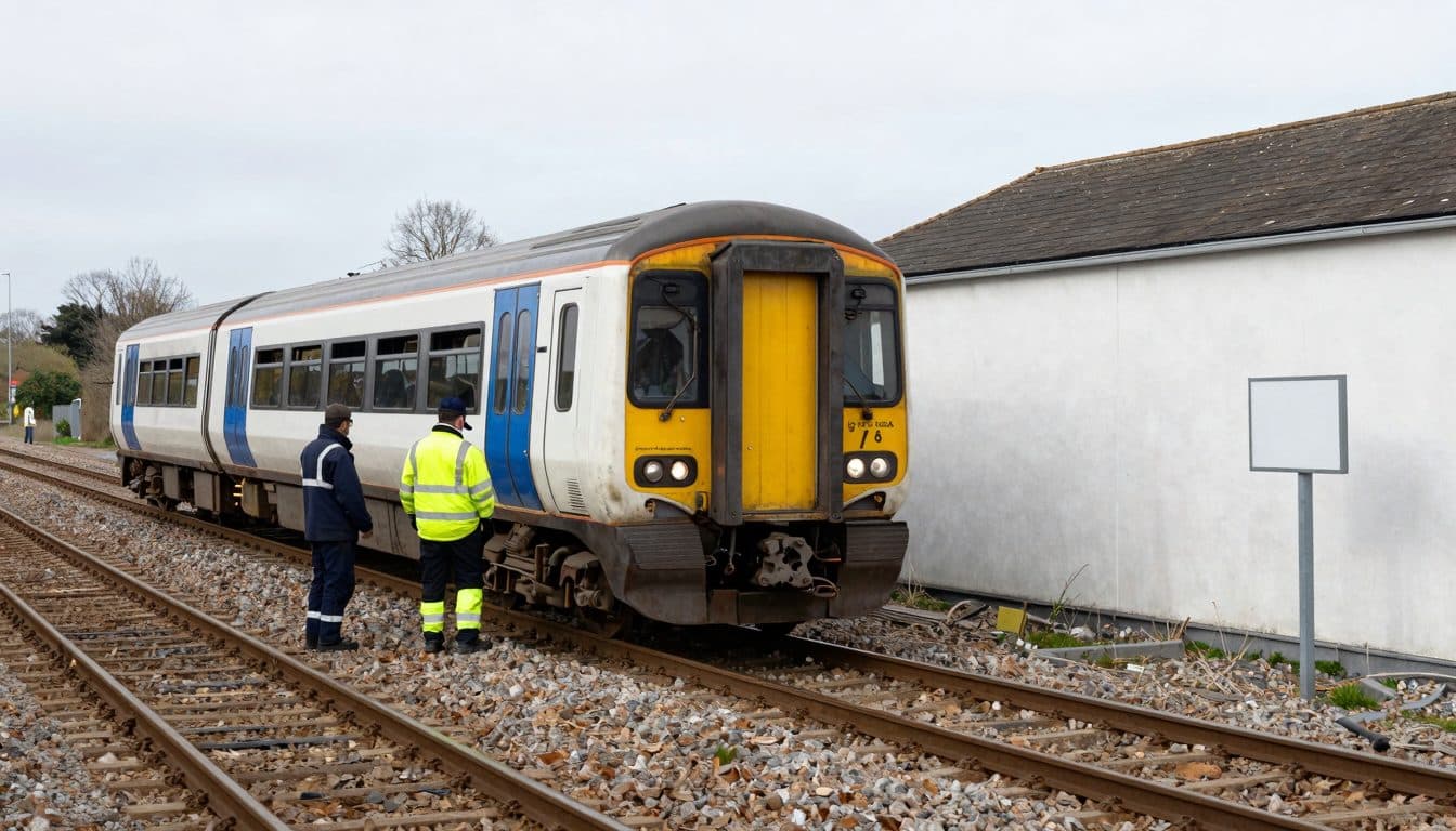 Passenger train derails in southeastern England – cause still unclear