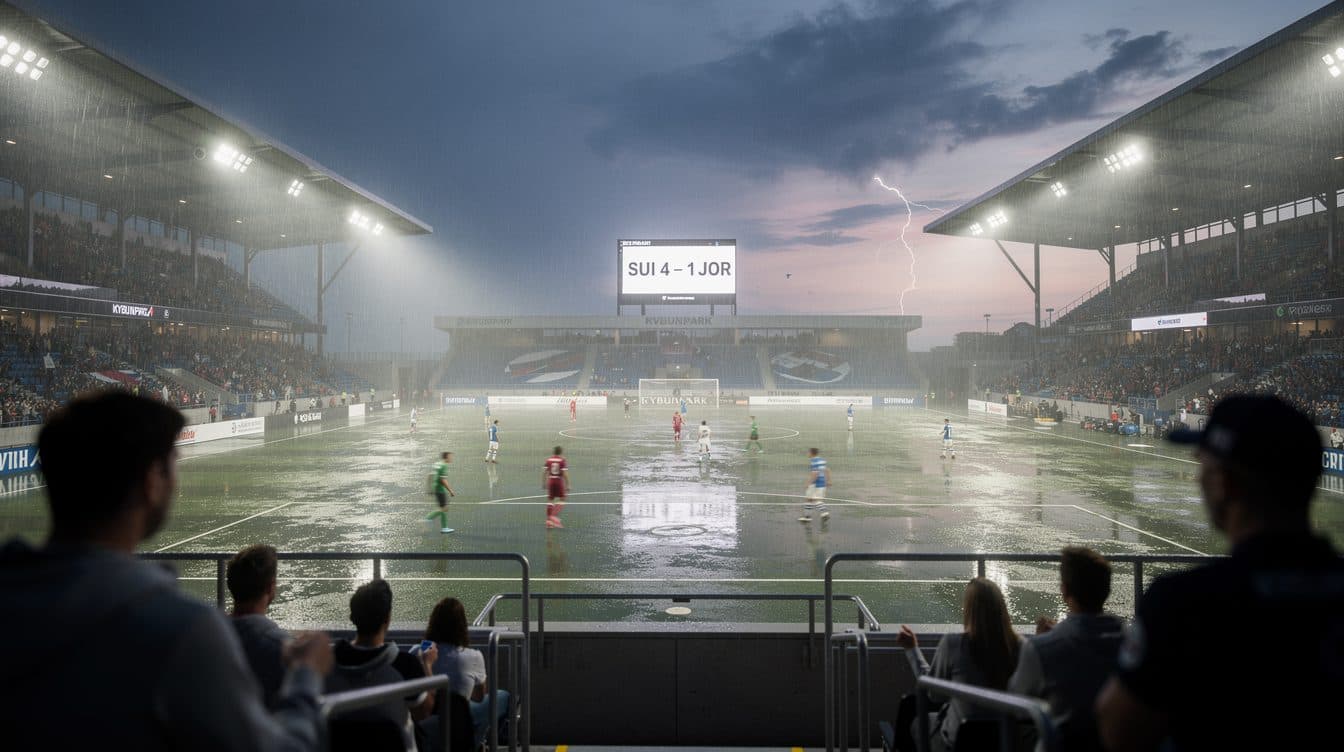 Switzerland Routs Jordan 4-1 in Stormy Final Test Before World Cup Departure