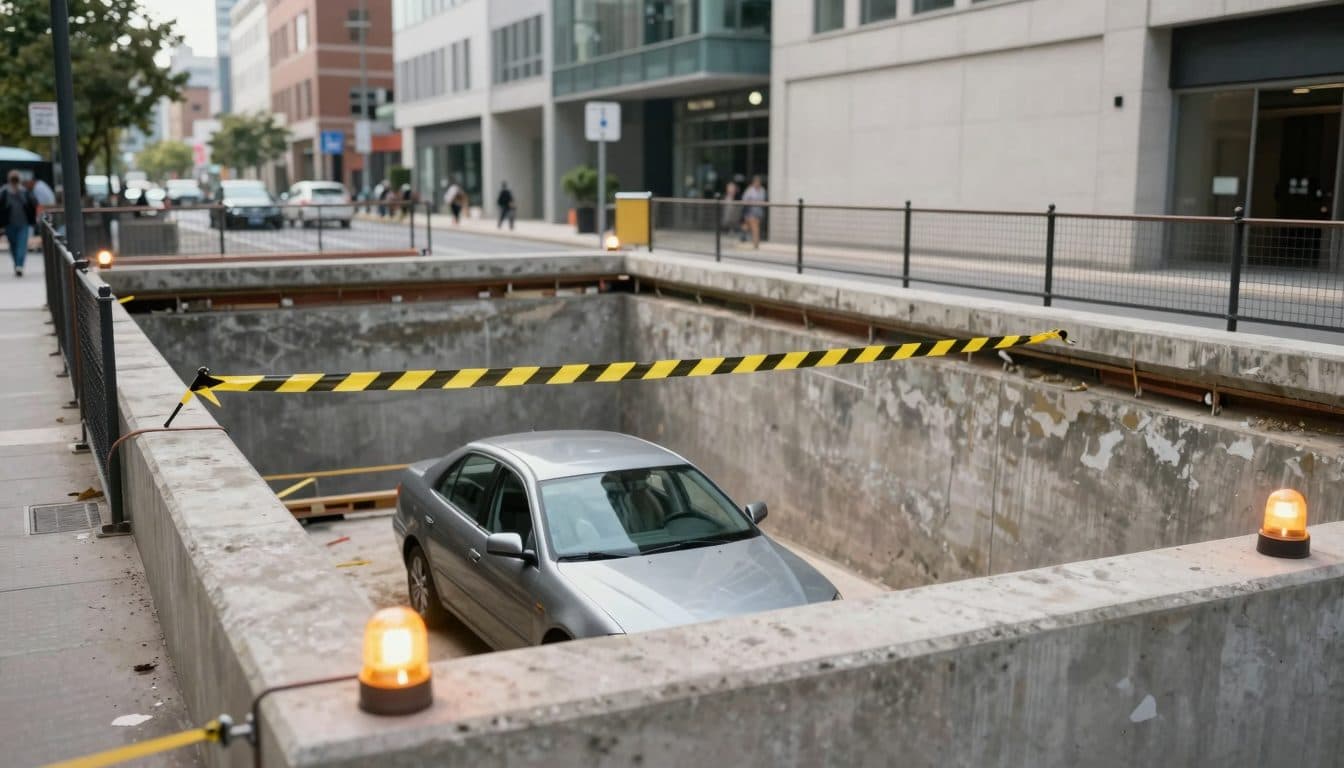 76-year-old woman confuses gas and brake pedals, drives into construction pit in Kufstein