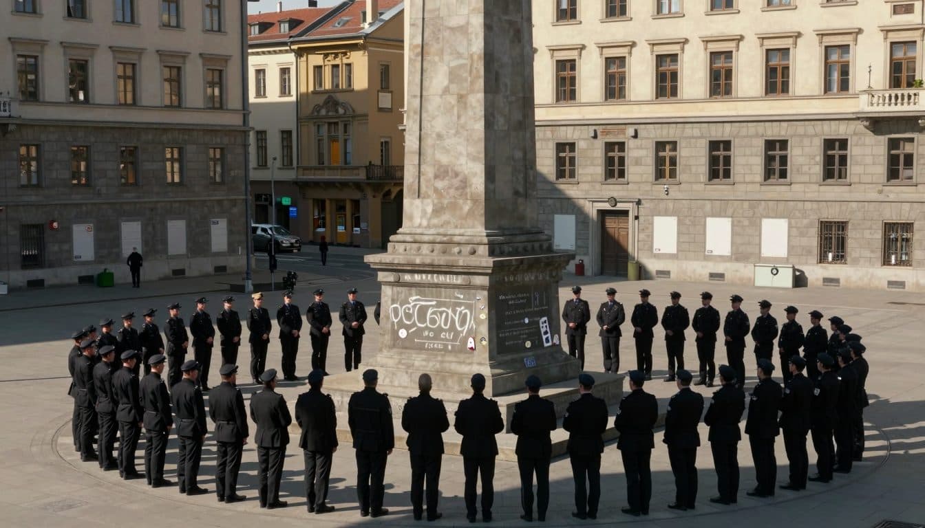 Antisemitic Attacks on Artists at Action at the Lueger Monument in Vienna