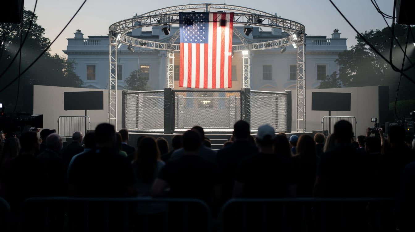 US Court Allows Cage Fights in Front of the White House on Trump's 80th Birthday