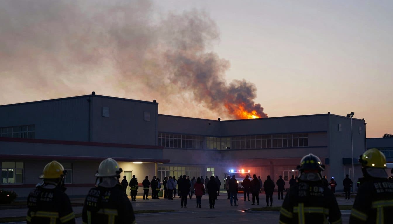 Roof fire at hospital in Ludwigslust: At least 34 injured in major fire department operation