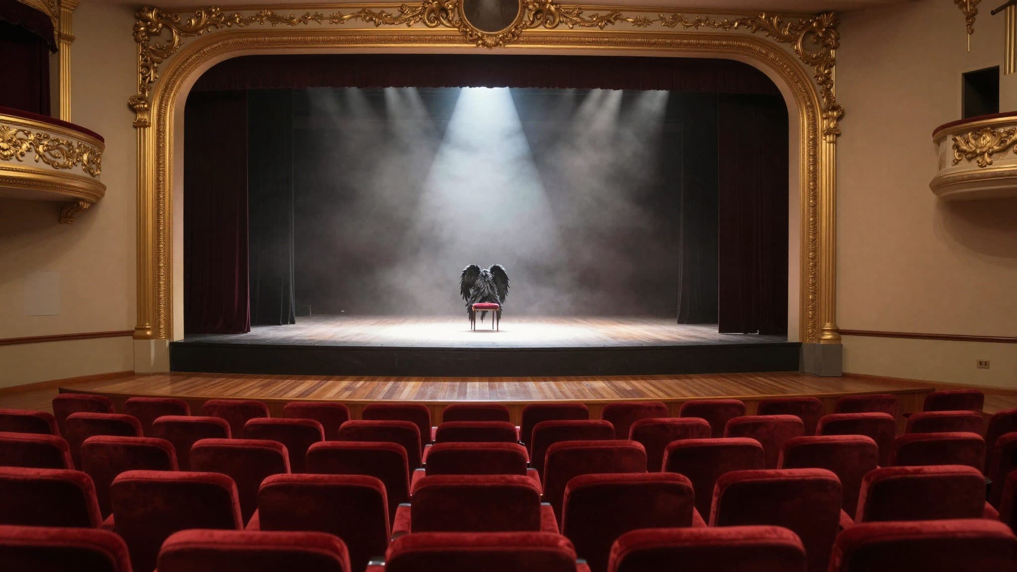 Tom Neuwirth returns to the musical stage as the Angel of Death