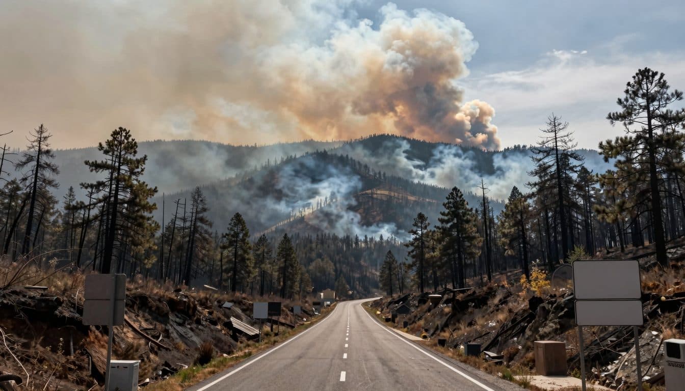 Wildfire in Southern France Forces Tour Stage Without Spectators