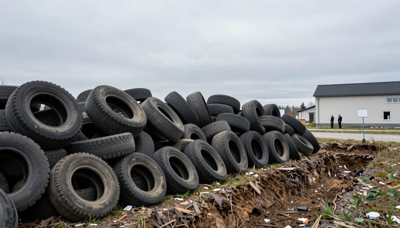 Environmental Advocate Donat Warns Against Burying a Waste Tire Depot in Ohlsdorf