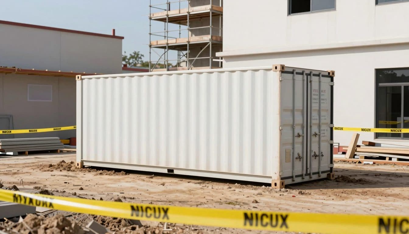 Fatal accident in Bernau: Construction worker killed by falling container