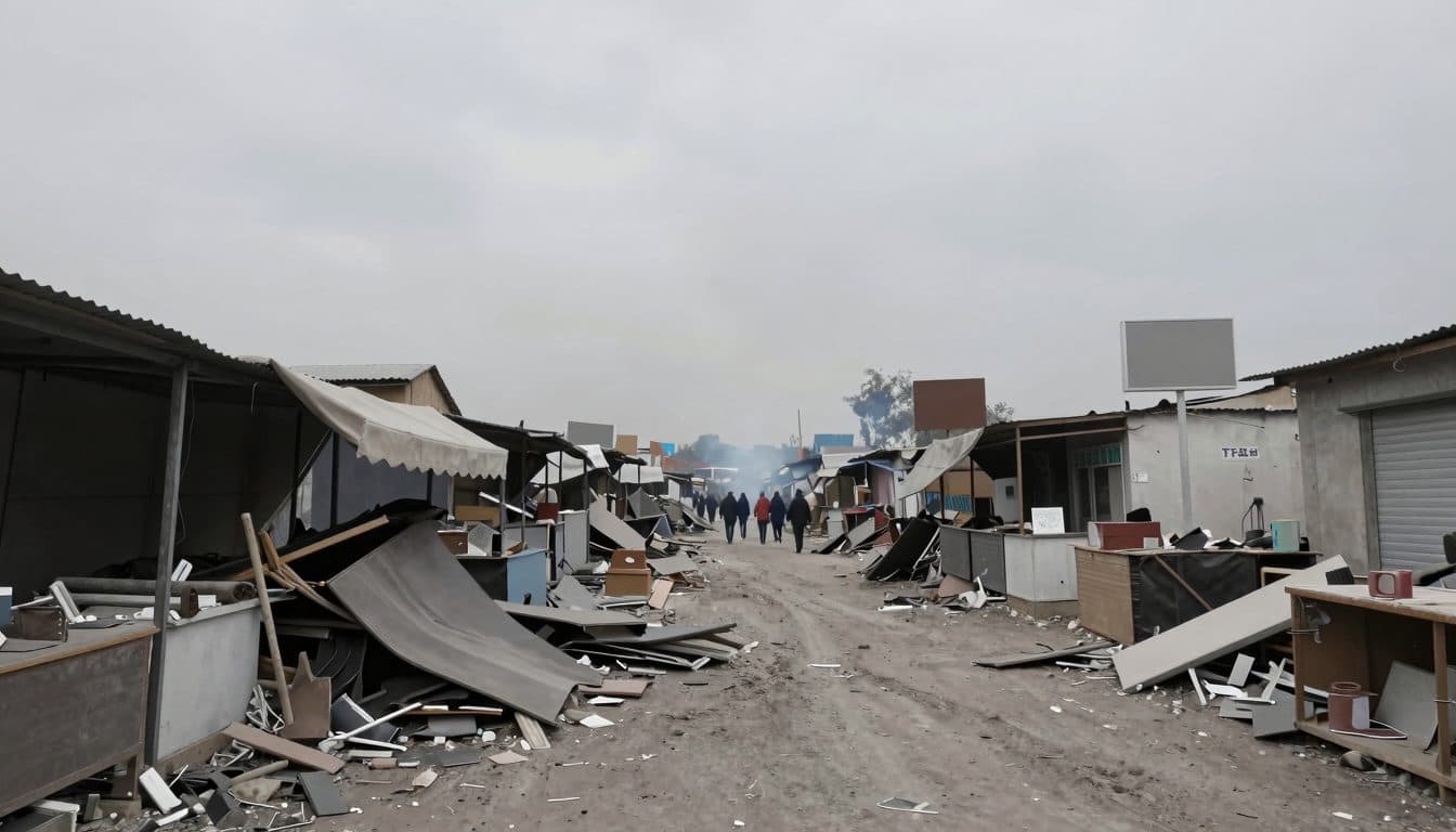 Drone Attack on Market in Tokmak Claims Multiple Lives