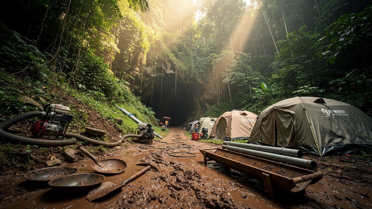 Hope Fades for Gold Miners Trapped in Flooded Laos Cave