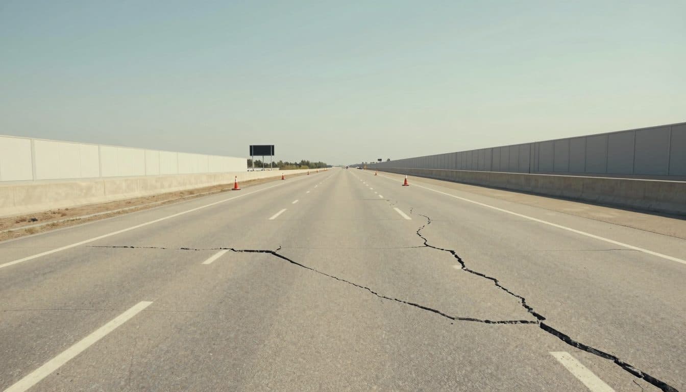 Heat Damage on A2 and A14: Closures Between Ziesar and Wollin Expected Until Wednesday Evening