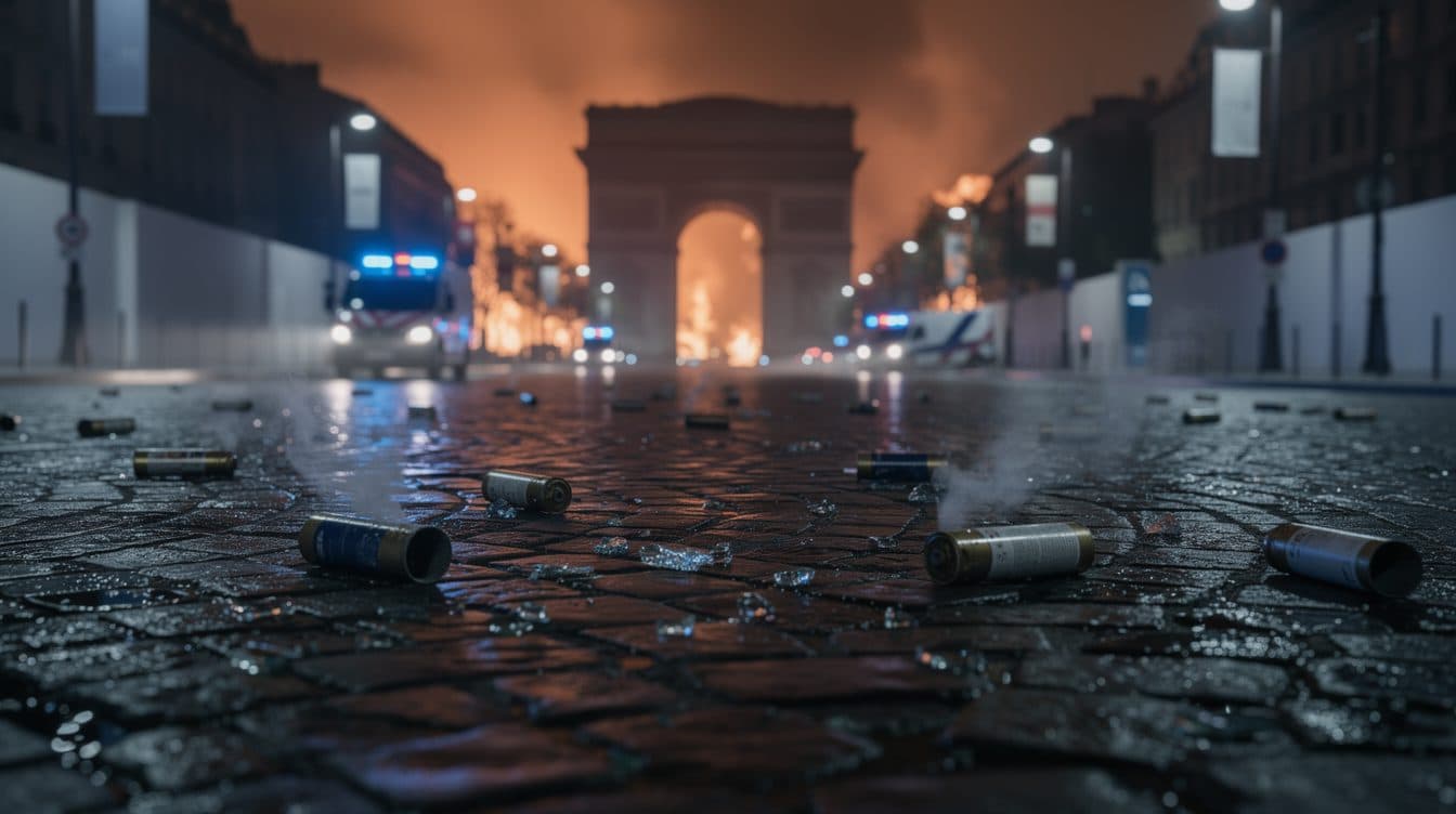 Macron Demands End to Violence After Riots Mar PSG Champions League Celebrations Across France