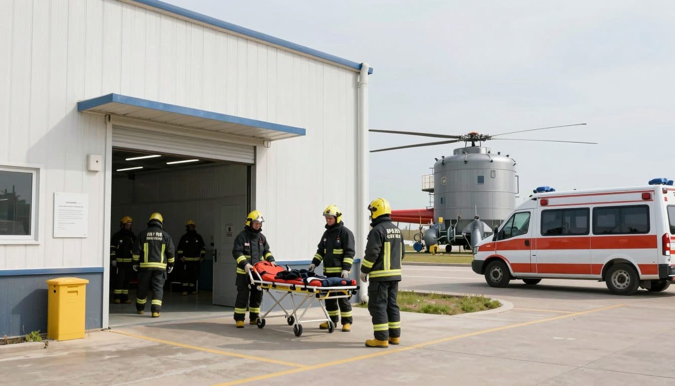 Serious workplace accident at Seefeld heating plant: 42-year-old trapped by ash trough