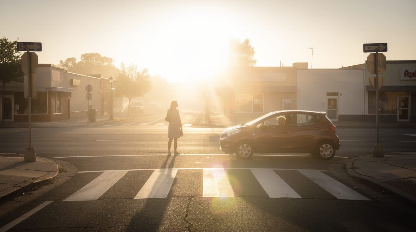 Pedestrian Struck by Car on Crosswalk in Feldbach
