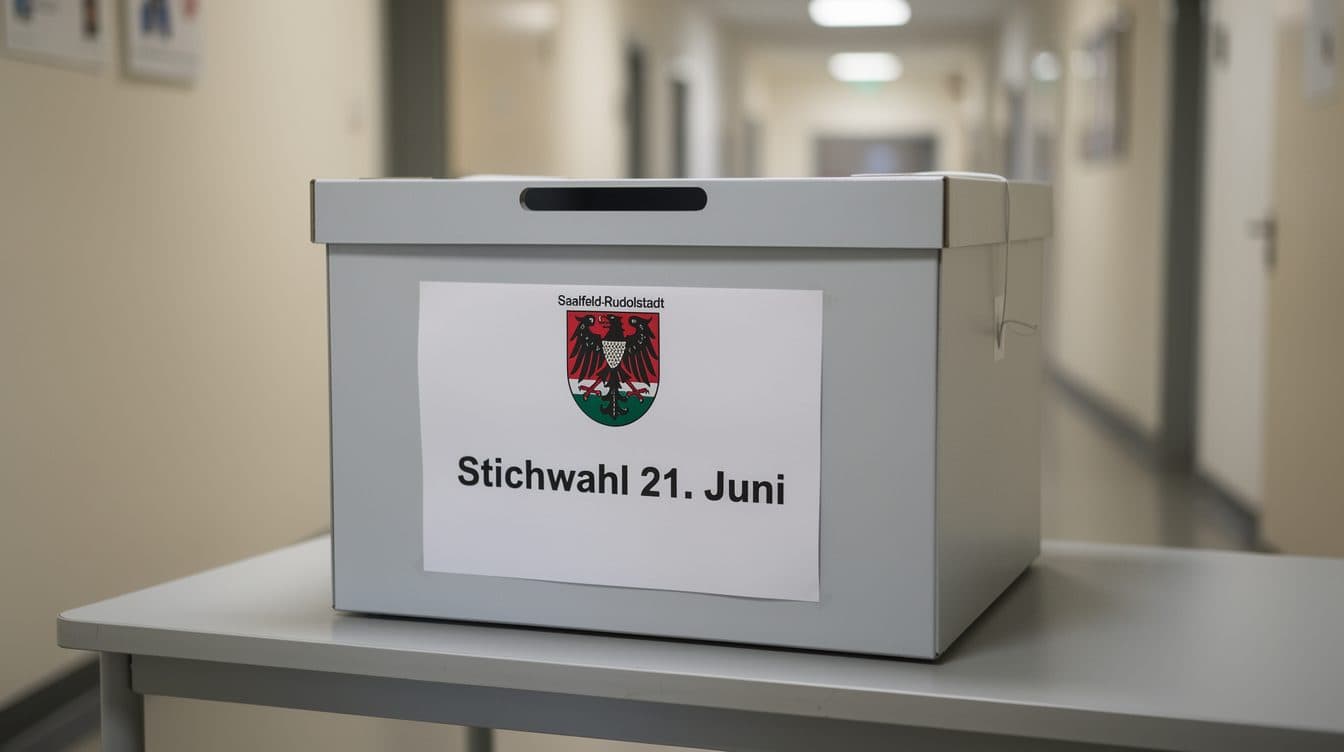 Runoff Election in Saalfeld-Rudolstadt: Wolfram and Benninghaus to Face Off on June 21