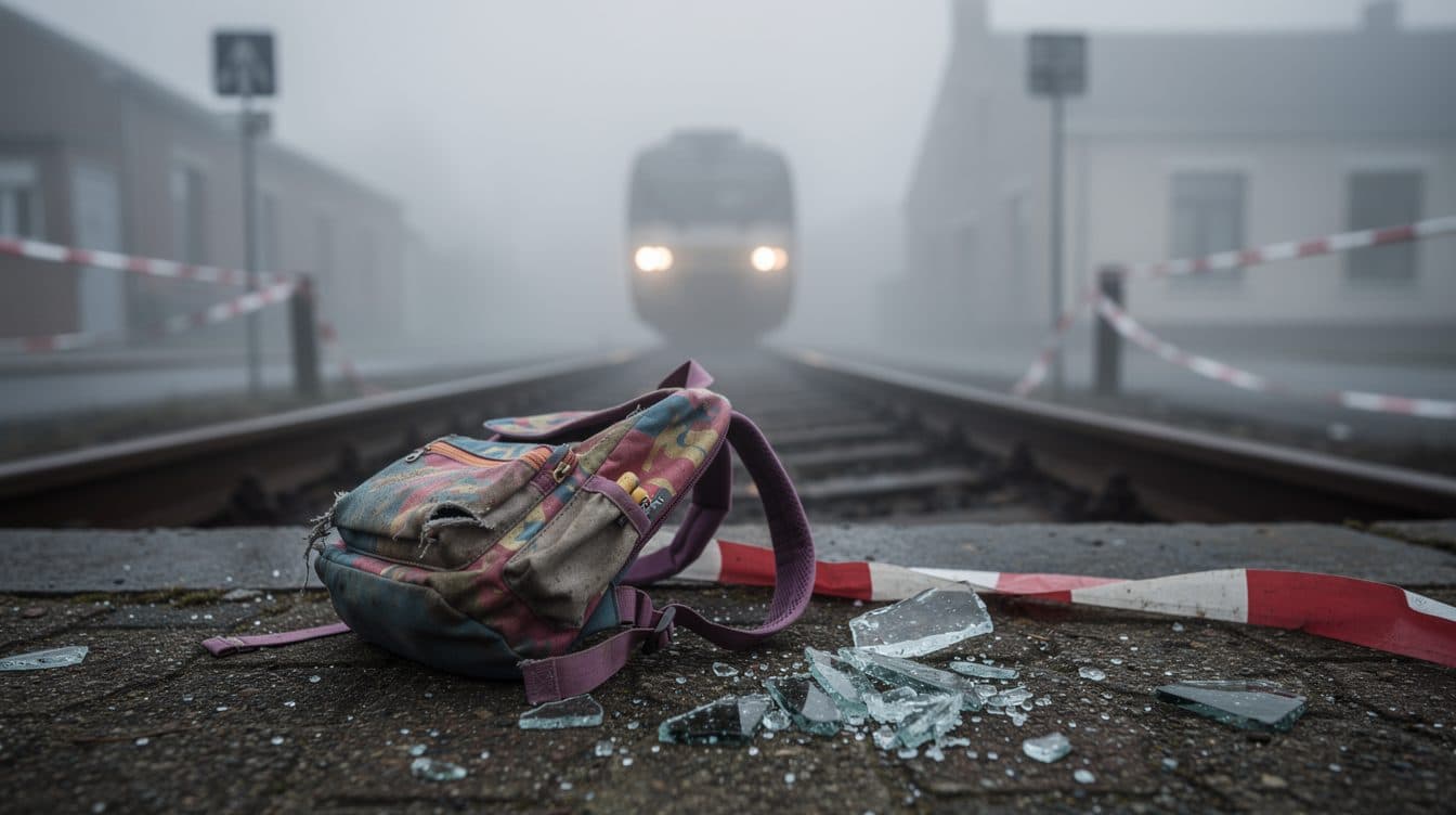 School Bus and Train Collide at Belgian Crossing, Killing Four Including Two Teenagers
