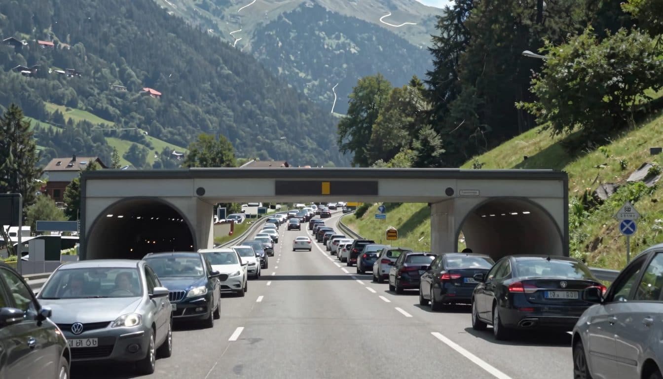 Heavy holiday traffic causes long tailbacks on Styria's and Tyrol's southern motorways on Saturday