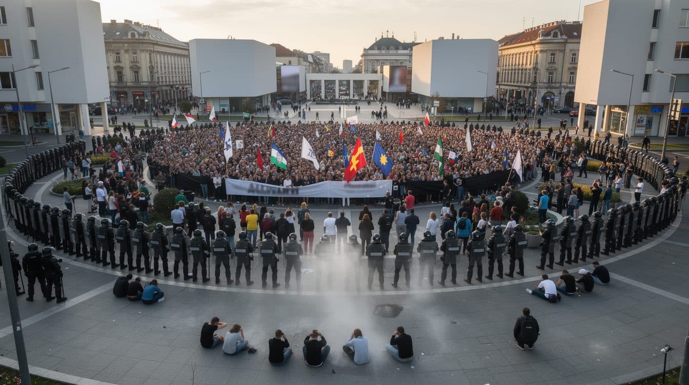 Serbian Railways Halt All Train Services Nationwide on Protest Day