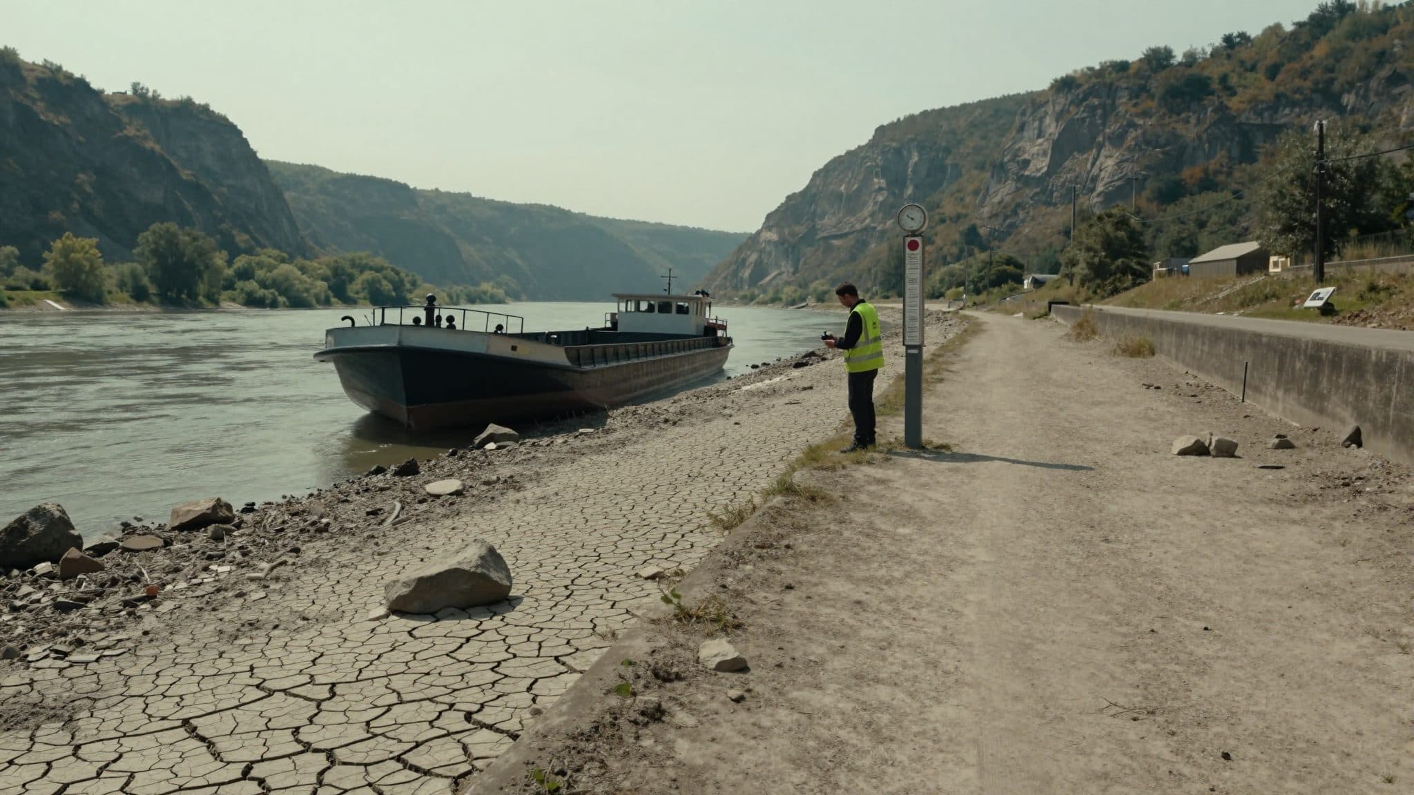 Low Water on the Rhine: Shipping Faces Severe Restrictions for Two Weeks