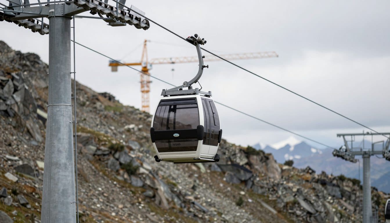 23 injured in cable car collision with crane in the French Alps