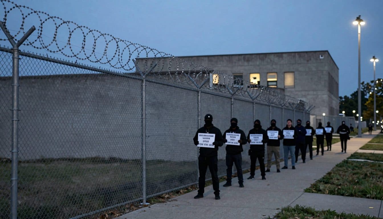 Death at controversial US deportation facility in Newark sparks political reactions