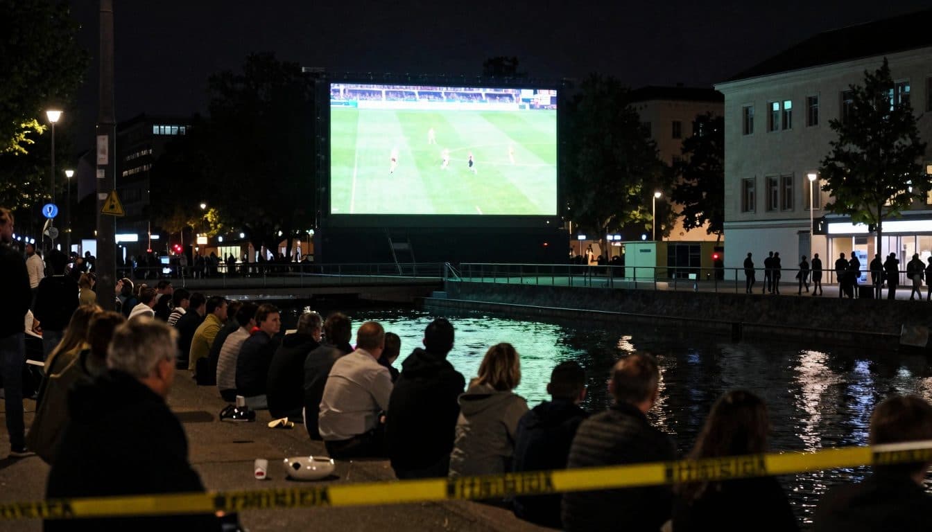 Ashtray Thrown at Public Viewing in Vienna: 21-Year-Old Seriously Injured, Two Men Arrested