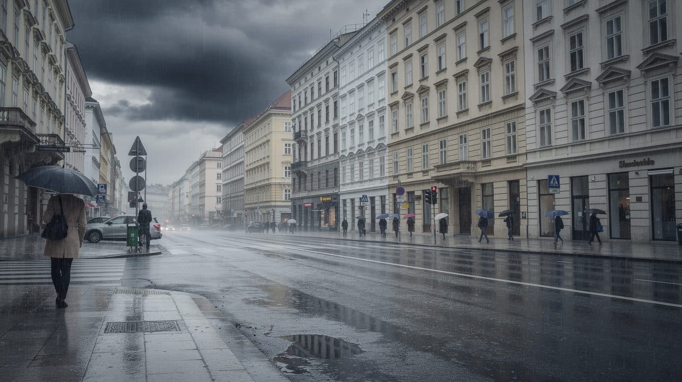 Cloudy and Rainy Weather Expected Across Austria Over Extended Weekend