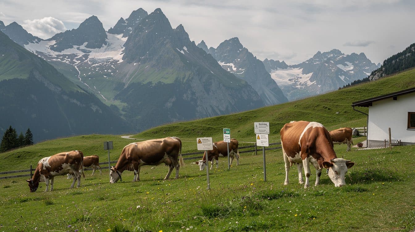 Elderly Woman Killed in Cow Attack in Austrian Alps; Husband Hospitalized