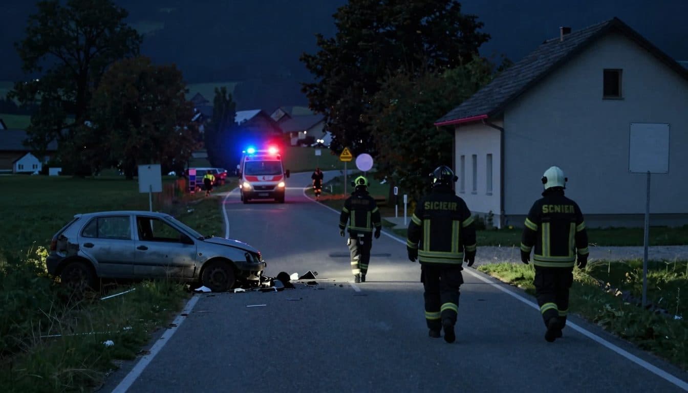 Head-on crash on the L86 in St. Peter/Au: Two drivers seriously injured