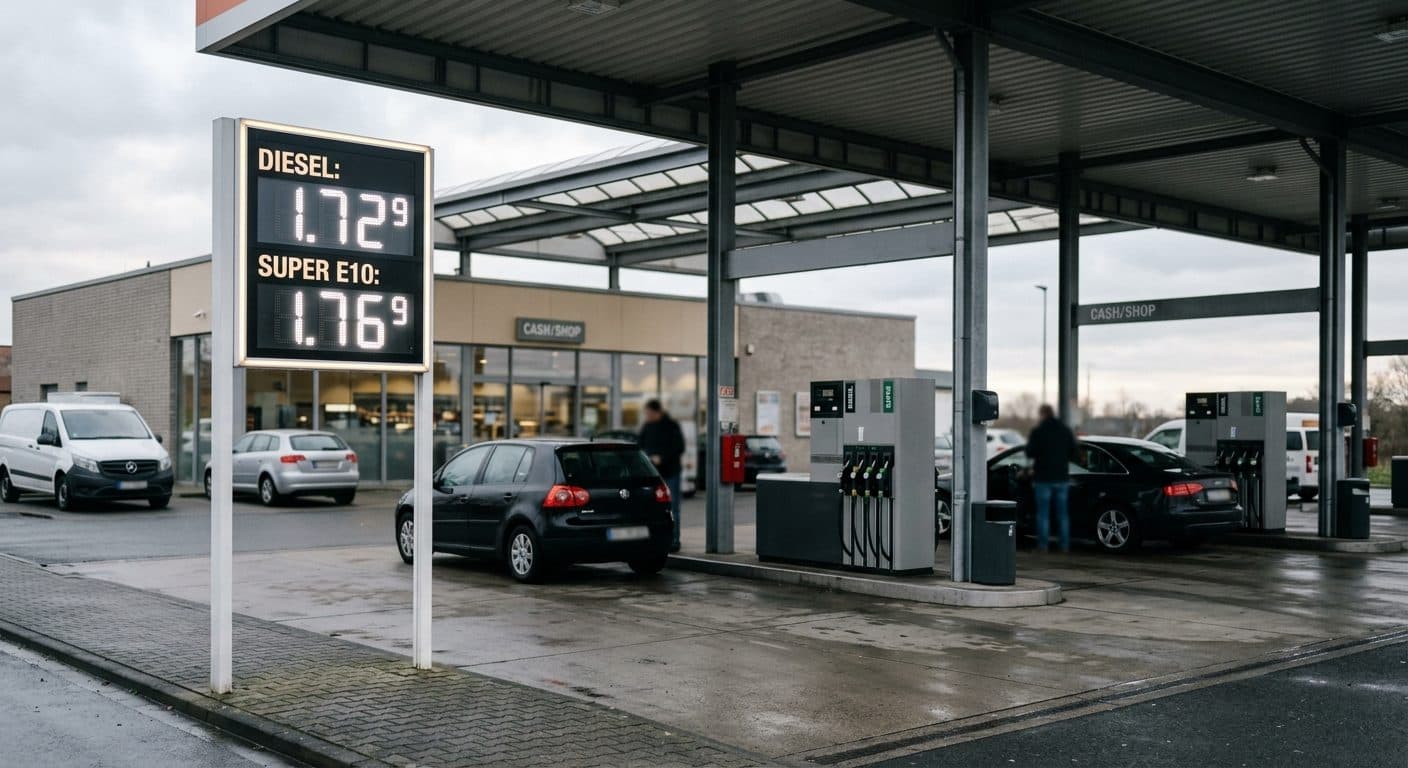 Diesel price in Germany falls below pre-war level