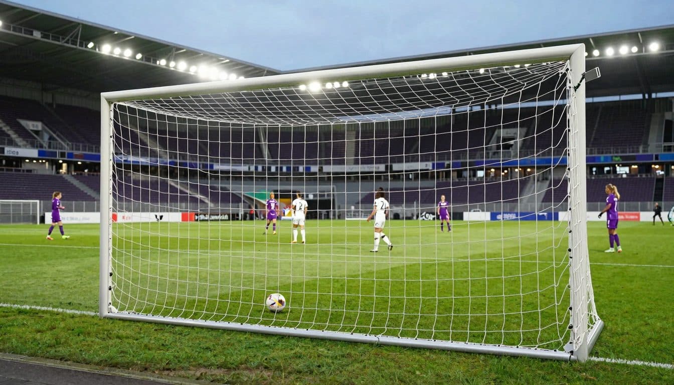 Austria Wien celebrates first season win in the Frauen-Bundesliga against LASK