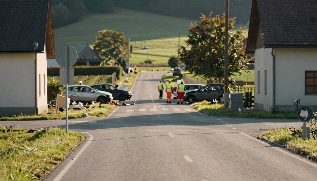 Fatal turning accident in Straß in Steiermark: 57-year-old dies after collision with truck and car
