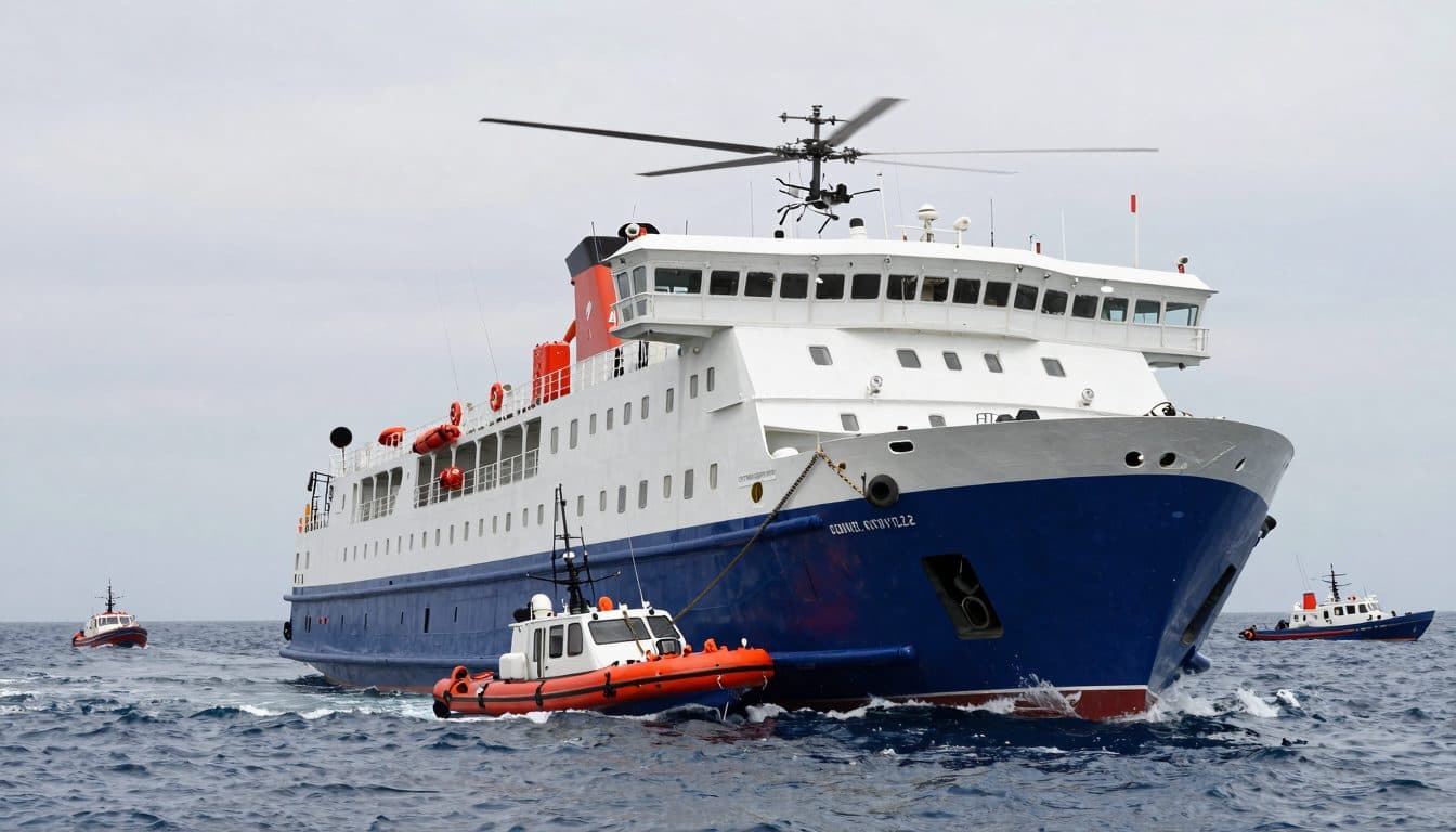 Ferry with around 270 people capsizes off Northern Cyprus – rescue operation underway