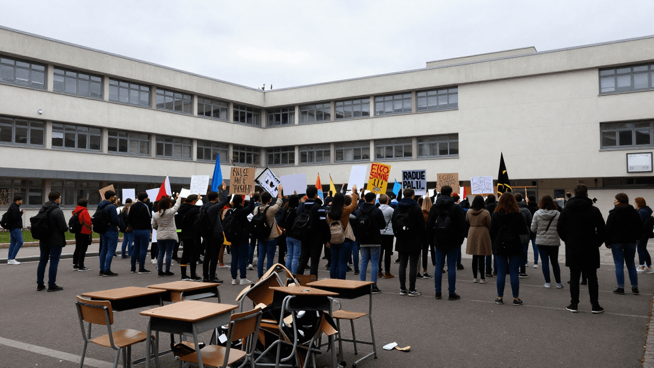 School Protests in France Continue, Violence Flares Again at Paris Suburb High School