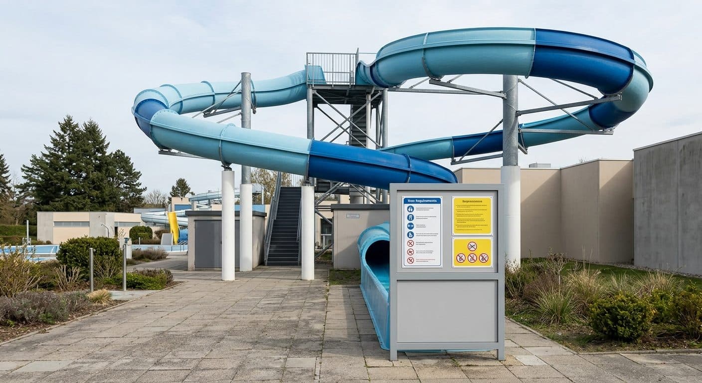Man Seriously Injured in Slide Collision at Weinheim Leisure Pool